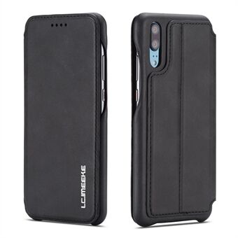 LC.IMEEKE for Huawei P20 Pro Retro Style Leather Card Holder Stand Phone Casing