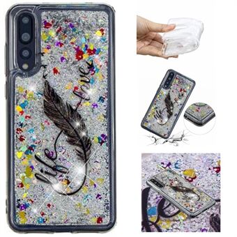 Embossment Pattern Quicksand TPU Phone Case for Huawei P20 Pro