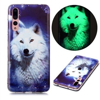 IMD Patterned TPU Case Luminous Phone Cover for Huawei P20 Pro