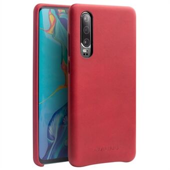 QIALINO Genuine Leather Coated PC Hard Case for Huawei P30