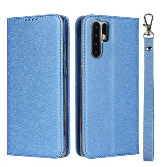 Silk Skin Wallet Stand Cell Phone Protective Leather Cover for Huawei P30 Pro