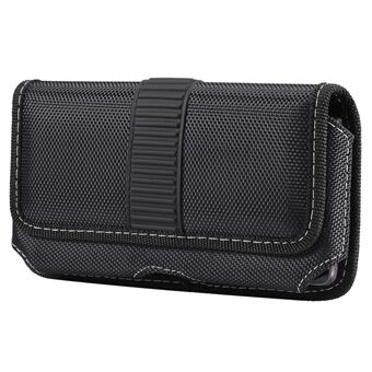 6.5 inch Phones Case Universal Oxford Cloth Waist Holster Belt Clip Bag Horizontal Pouch