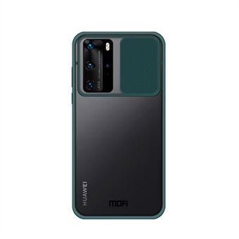 MOFI XINDUN Series PC+TPU Shockproof with Lens Protective Slide Shield Cover for Huawei P40 Pro