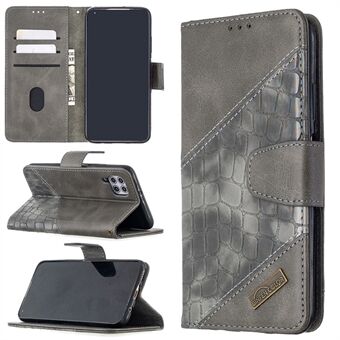 Crocodile Skin Assorted Color Leather Wallet Phone Cover for Huawei P40 Lite 4G