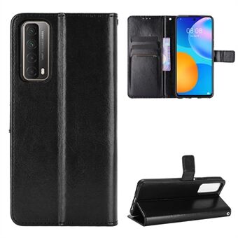 Crazy Horse Wallet Leather Case for Huawei P smart 2021/Y7a Shell