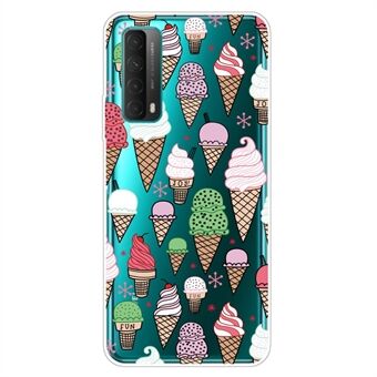 Pattern Printing TPU Soft Phone Cover for Huawei P smart 2021/Y7a Case