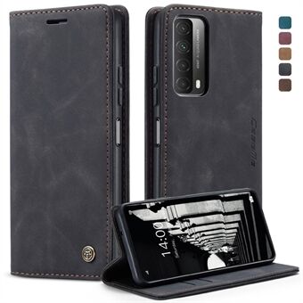 CASEME 013 Series Auto-absorbed Leather Wallet Case for Huawei P Smart 2021 / Y7a