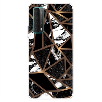 Marble Pattern Printing Design TPU Case for Huawei P Smart 2021 / Y7a