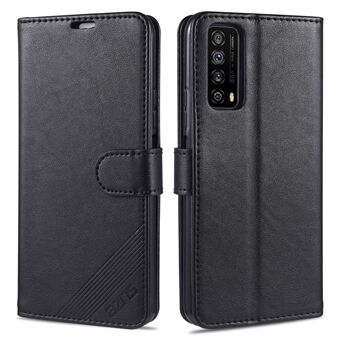 AZNS Wallet Stand Leather Protective Case for Huawei P smart 2021 / Huawei Y7a