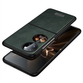 SULADA Anti-scratch Mobile Phone Cover For Huawei P50 Pocket PU Leather Coated TPU + PC Anti-fall Phone Case