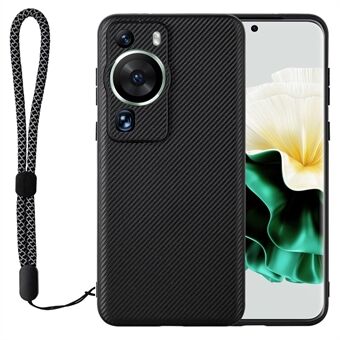 VILI TC Series Phone Case for Huawei P60 , Shockproof Textured PU Leather Coated TPU Back Cover