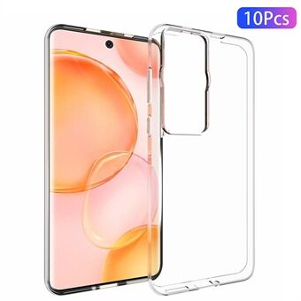 10Pcs / Pack For Huawei P60 / P60 Pro Drop-proof Phone Case Inner Watermark-Free Transparent Phone Cover