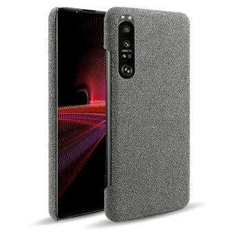 KSQ Cloth Coated Plastic Back Case for Sony Xperia 1 III 5G