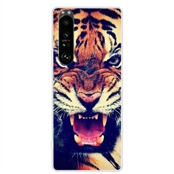 Full Protection Flexible TPU Phone Cover Case with Pattern Printing for Sony Xperia 1 III 5G