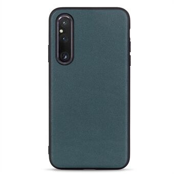 For Sony Xperia 1 V Anti-Scratch Genuine Leather + TPU Phone Case Textured Drop Protection Cell Phone Cover