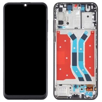 OEM Grade S OLED Screen and Digitizer Assembly + Frame Replacement Part (without Logo) for Huawei P Smart S / Y8p - Midnight Black