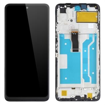 OEM Grade S LCD Screen and Digitizer Assembly + Frame Replacement Part (without Logo) for Huawei P smart 2021 / Y7a - Black