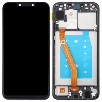 For Huawei P Smart+ 2019/nova 3i Smart Phone Grade C LCD Screen and Digitizer Assembly + Frame Replacement Part (without Logo) - Black