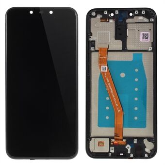 OEM Screen and Digitizer Assembly + Frame Replacement Part for Huawei Mate 20 Lite - Black