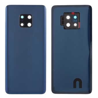 Battery Housing Back Cover with Camera Ring Lens Cover Part (without Logo) for Huawei Mate 20 Pro - Blue
