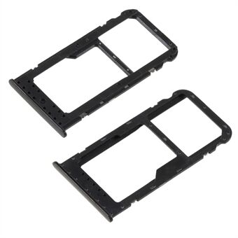 OEM Dual SIM MicroSD Card Tray Slot for Huawei Honor 6C Pro/Honor V9 Play - Black