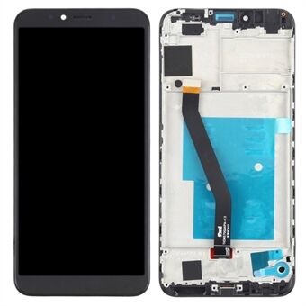 For Huawei Y6 (2018) / Enjoy 8e / Honor 7A (with Fingerprint Sensor) Grade C LCD Screen and Digitizer Assembly + Frame (without Logo)