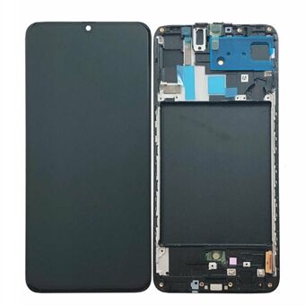 OEM LCD Screen and Digitizer Assembly + Frame Part (without Logo) for Samsung Galaxy A70 A705 SM-A705F - Black