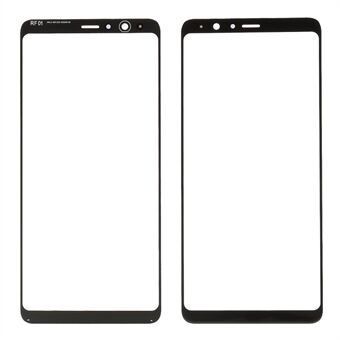 Front Screen Glass Lens Replacement Part for Samsung Galaxy A8 Star / A9 Star - Black