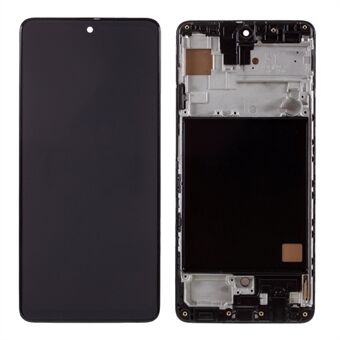 For Samsung Galaxy A51 SM-A515 Grade C LCD Screen and Digitizer Assembly + Frame Part (TFT Edition, without Fingerprint Function) (without Logo) - Black