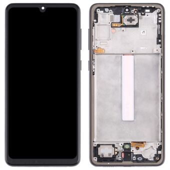 For Samsung Galaxy A33 5G A336 OEM Grade S AMOLED Screen and Digitizer Assembly + Frame Part (without Logo) - Black