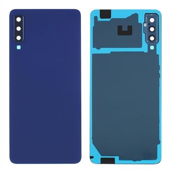 Back Battery Housing Cover with Camera Ring Lens Cover Part (without Logo) for Samsung Galaxy A7 (2018) A750