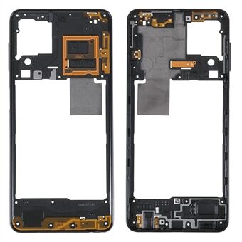 For Samsung Galaxy A22 4G (EU Version) A225 OEM Middle Plate Frame Replacement (without Logo) - Black