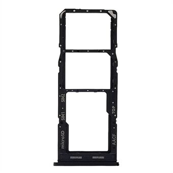 For Samsung Galaxy A13 5G A136 OEM Dual SIM Card + SD Card Tray Holder Replacement (without Logo) - Black
