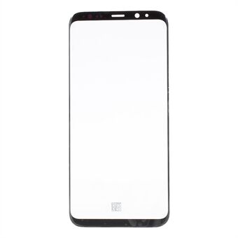 For Samsung Galaxy S8 Plus G955 Front Screen Glass Lens Replacement Part - Black