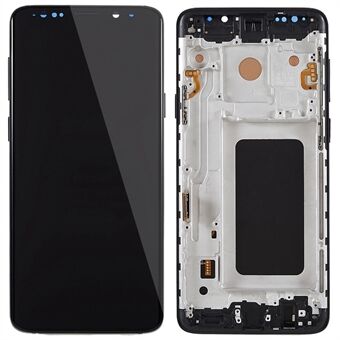 For Samsung Galaxy S9+ G965F Grade C LCD Screen and Digitizer Assembly + Frame Replacement Part (TFT Technology) (without Logo) - Grey