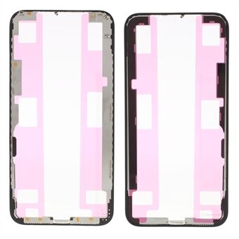 For iPhone XS 5.8 inch LCD Front Supporting Frame Bezel Bracket with Hot Melt Glue - Black