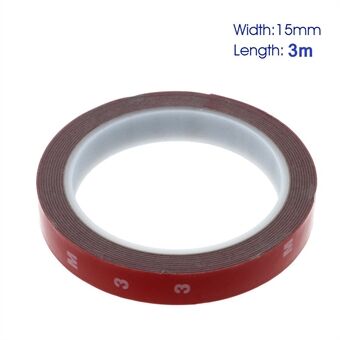 15mm x Sponge Double Side Adhesive Attachment Tape