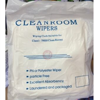 50Pcs/Set Anti-static Polyester Cleaning Wipers, Size: 9 x 9 inch
