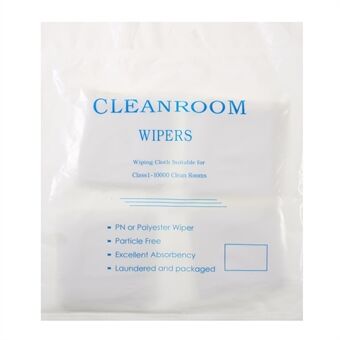 140pcs/Pack Cleanroom Wipers Polyester Anti-Static Particle Free Wiping Cloth