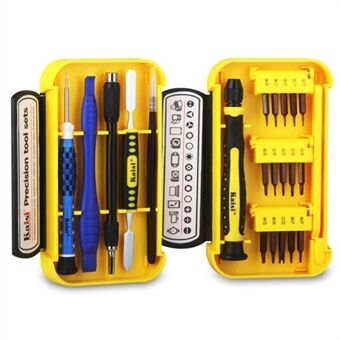 KAISI K-P3021B 21-in-1 Screwdriver Set with 15 Bits Portable Repair Tool Kit for Watches, Cameras, Drones
