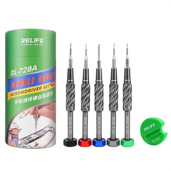 RELIFE RL-728A Strong Magnetic Absorption Screwdriver Kit for Mobile Phone Repair