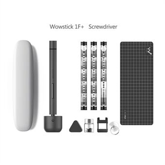 WOWSTICK 1F+ 64 in 1 Electric Screwdriver with 56 Bits Rechargeable Lithium Alloy Body 3 LED Lights