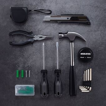 XIAOMI YOUPIN JIUXUN 12 in 1 Tool Kit Household Hand Tool with Screwdriver Wrench Hammer Toolbox