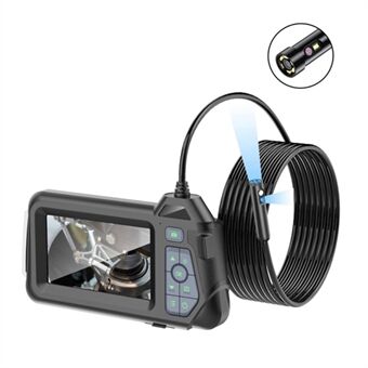 M60 1m Wire LED Industrial Endoscope Large 4.3-Inch Monitor Screen 8mm Dual-Lens Microscope HD Inspection Camera