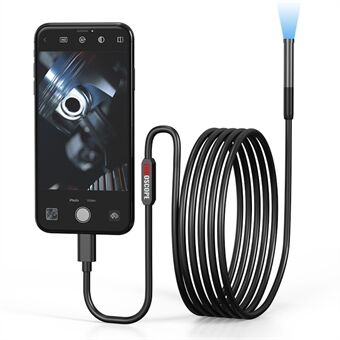 W300 1m Wire 8mm Lens 1080P HD Borescope Camera IP67 Waterproof Industrial Inspection Borescope for iOS Android