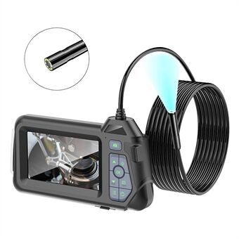 M60 10m Wire 4.3-inch IPS Screen Borescope 5mm Single-Lens 6-LED IP67 Waterproof Endoscope Camera