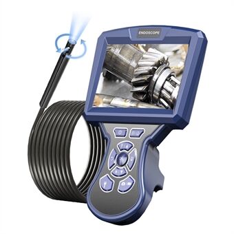 MS550 2m Wire 360-Degree Rotation 8.5mm Dual Lens Endoscope 5-inch Screen Industrial Inspection Camera