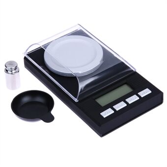 Mini Digital Milligram High Precision Scale 20g/0.001g Gems Jewelry Gold Color Powder Weighing Scale