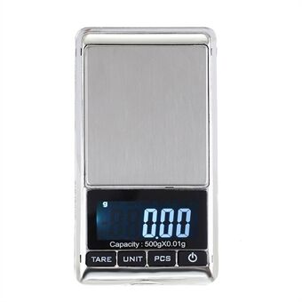 Digital Jewelry Weigh Scale 500g/0.01g LCD Display Pocket Balance