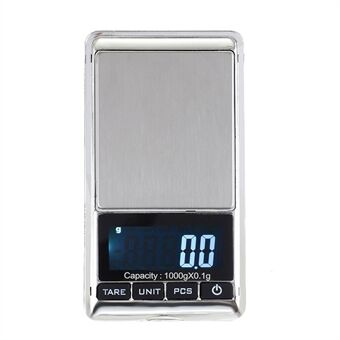 1000g/0.1g Pocket Digital Scale Jewelry Weigh Balance LCD Display